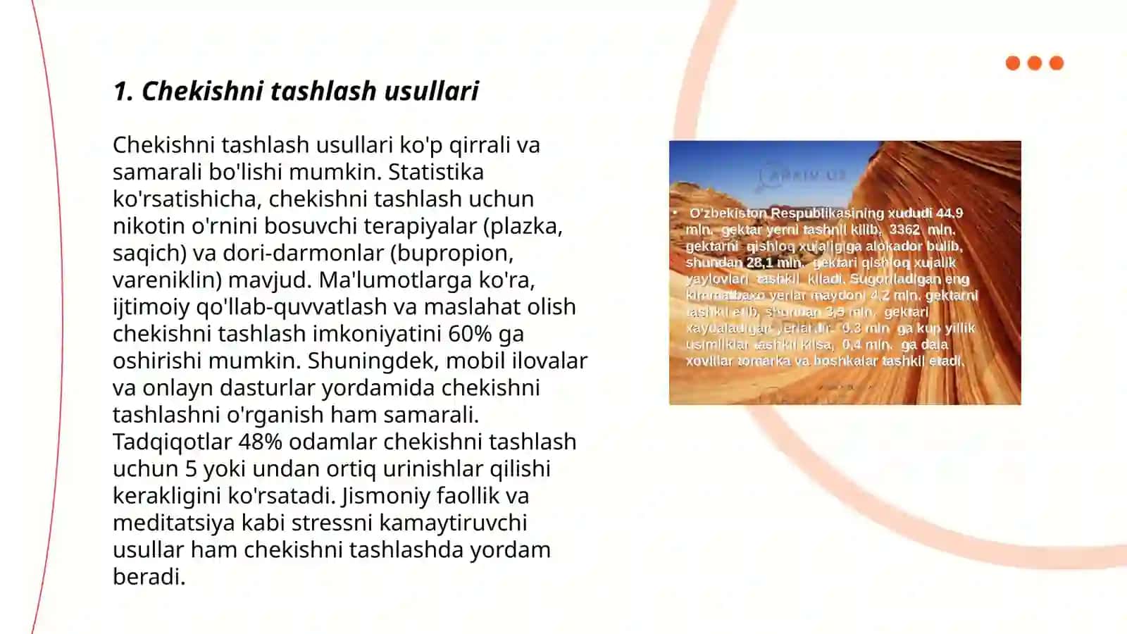 Zararli odatlarga qarshi kurashish 3