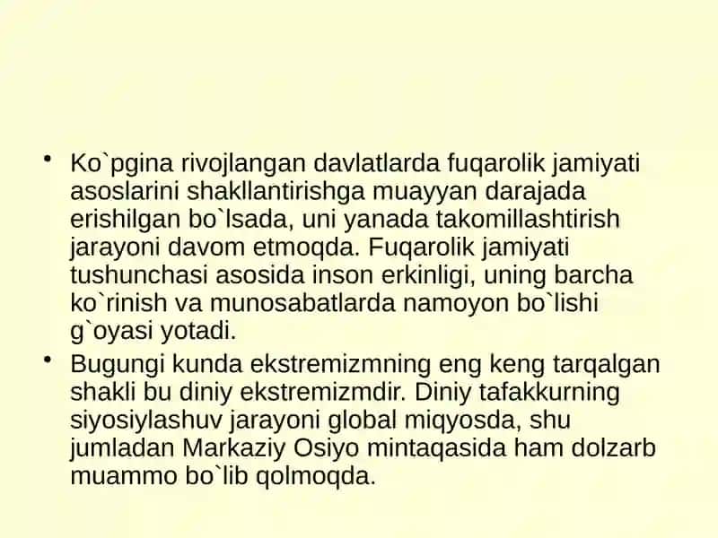 Diniy ekstremizm va ularning faoliyati 3