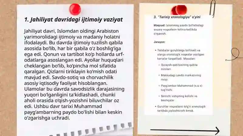 Islom dinining paydo boʻlishidaki ijtimoiy-siyosiy va madaniy sharoitlar 3