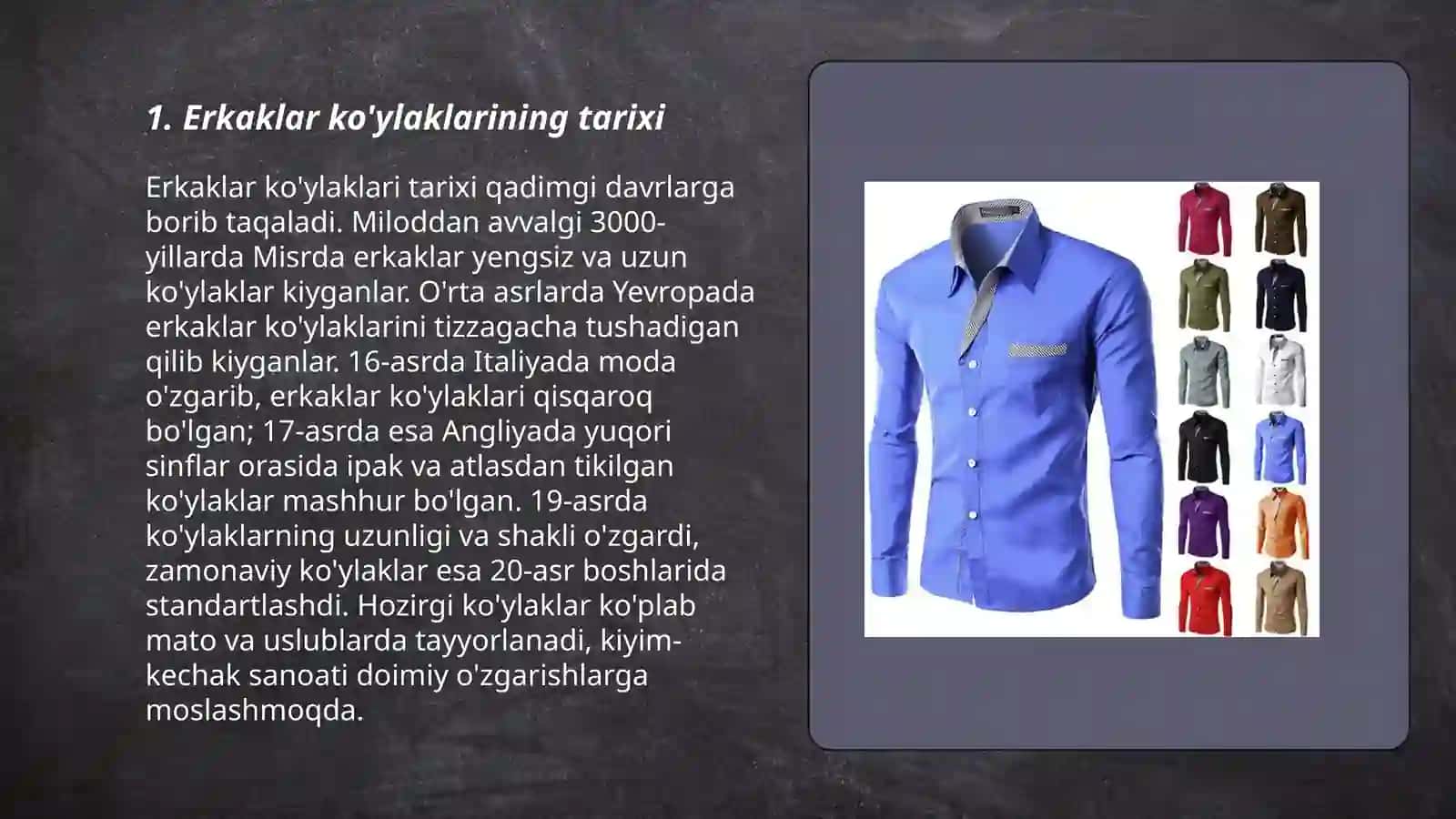 Erkaklar ko'ylagi namunasi 3