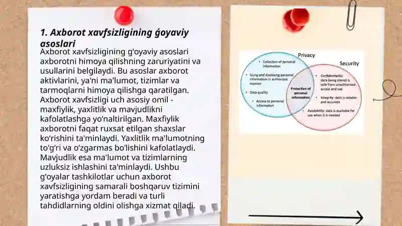 Axborot xavfsizligini ta'minlashning ǵoyaviy-nazariy va huquqiy asoslari 3