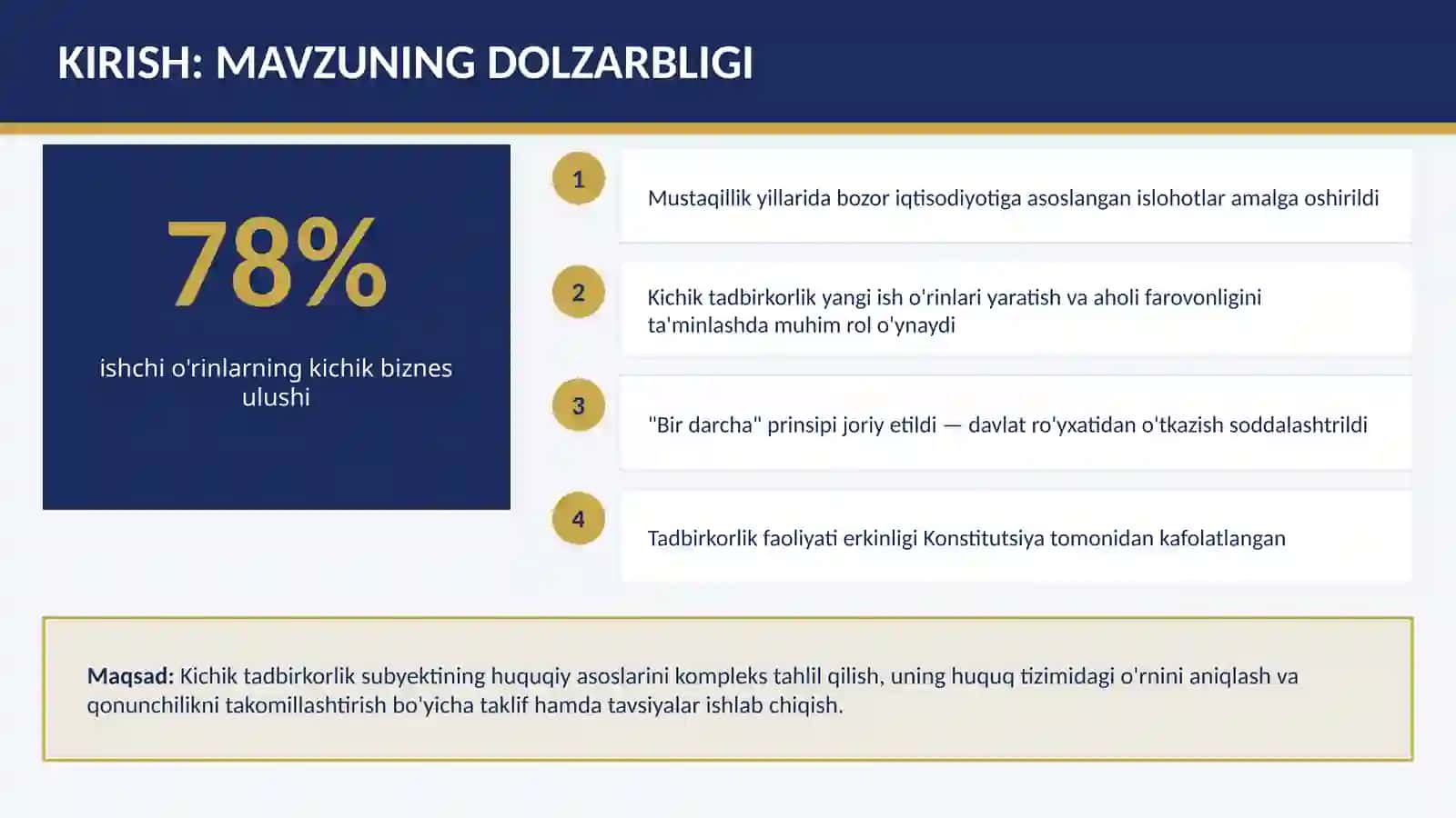 Kichik tadbirkorlik subyekti tushunchasi 3