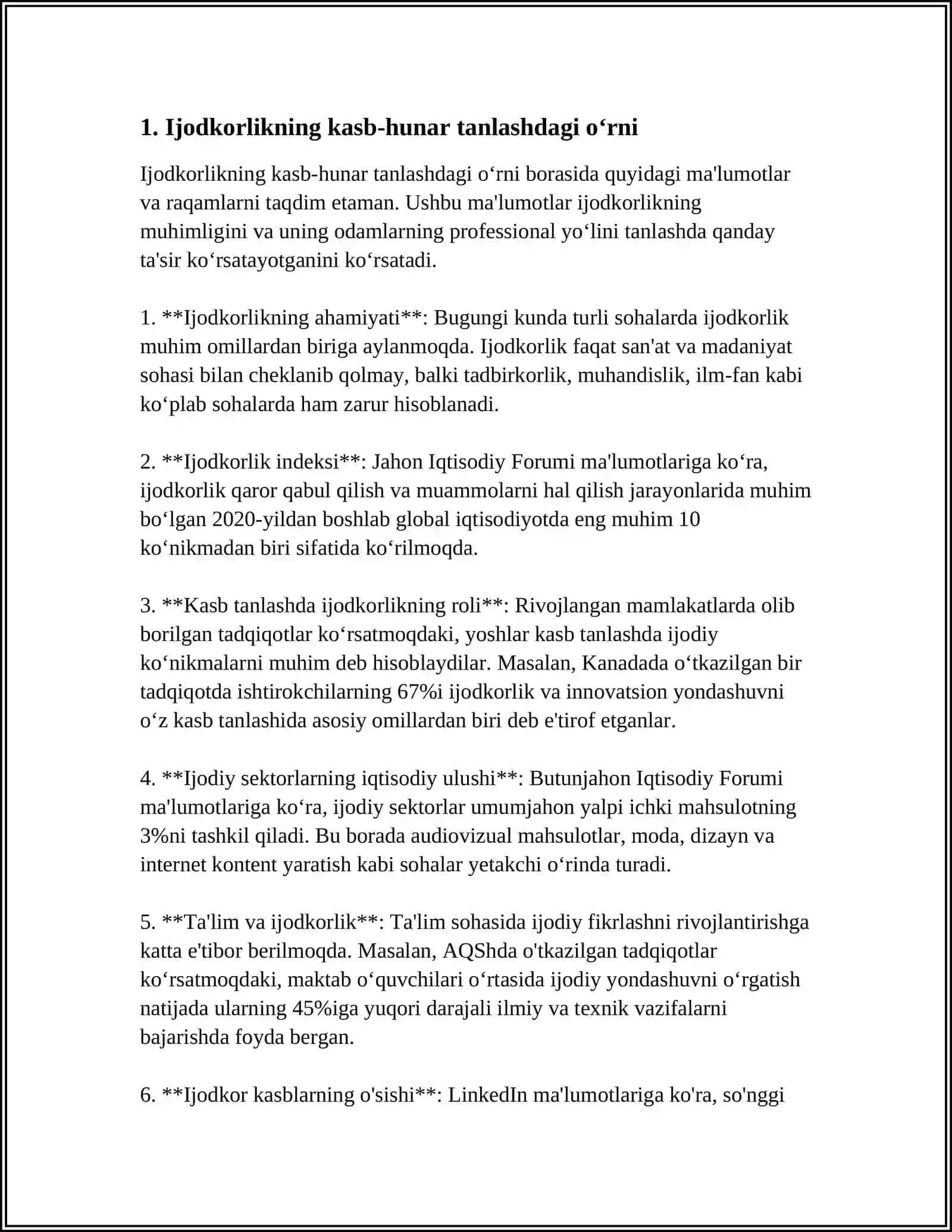 OQUVCHILARNI IJODKORLIK QOBILYATLARINI RIVOJLANTIRISH ORQALI KASB -HUNARGA YO'NALTIRISH 3