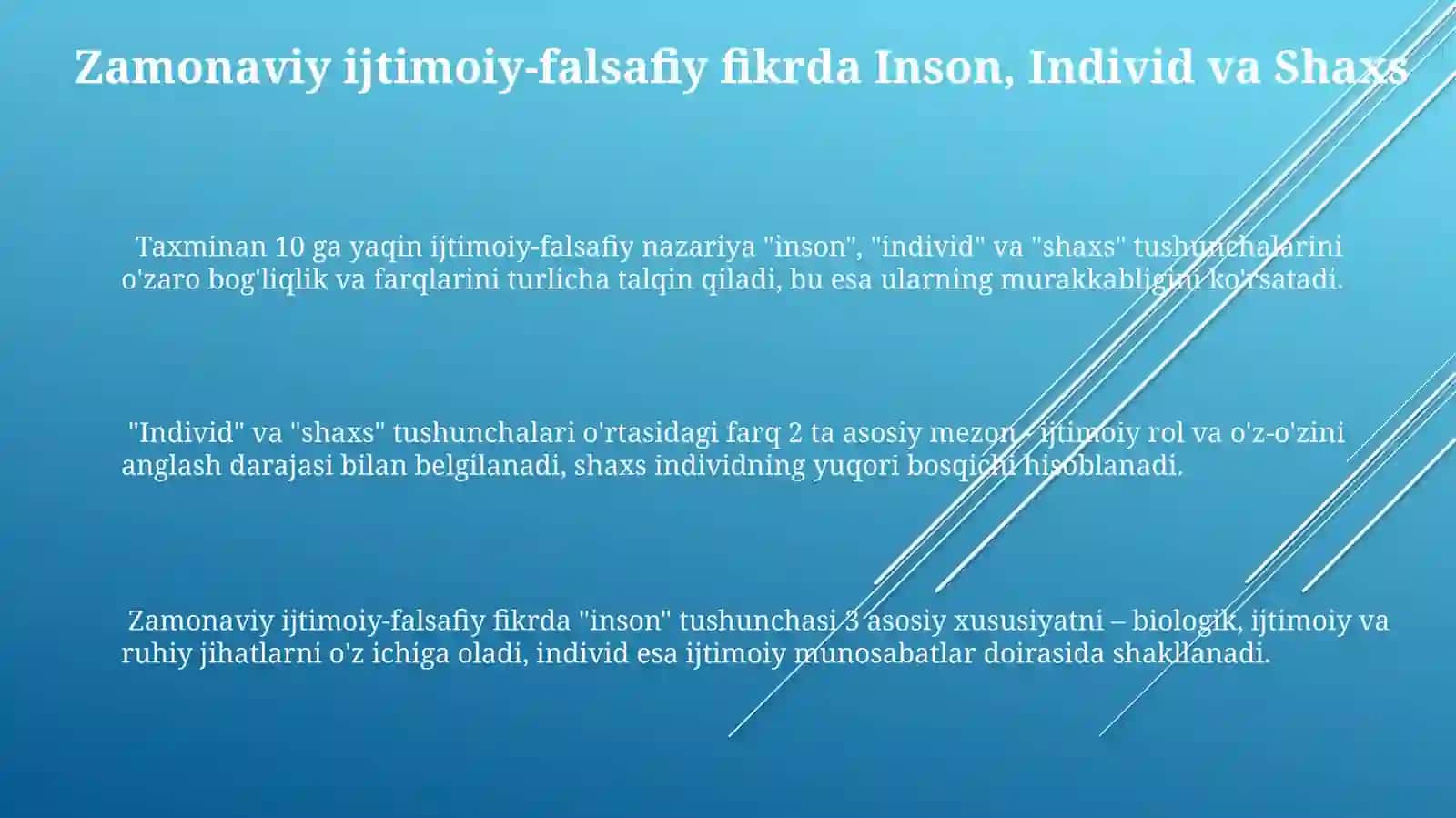 Inson,Individ,shaxs tushunchalarining oʻzaro aloqadorligi 3
