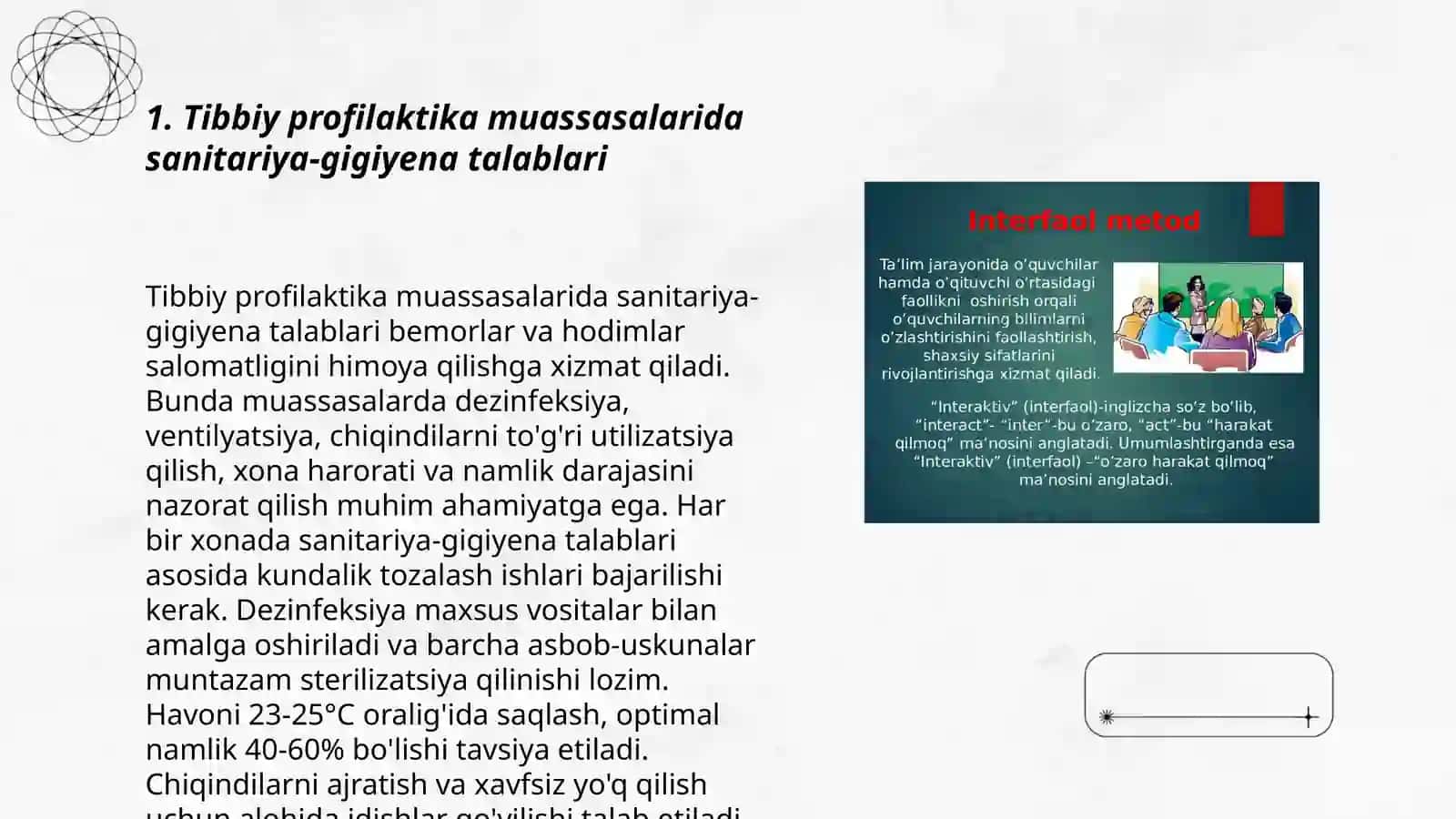 Tibbiy profilaktika muassasalarida sanitariya gigiyena rejimi 3