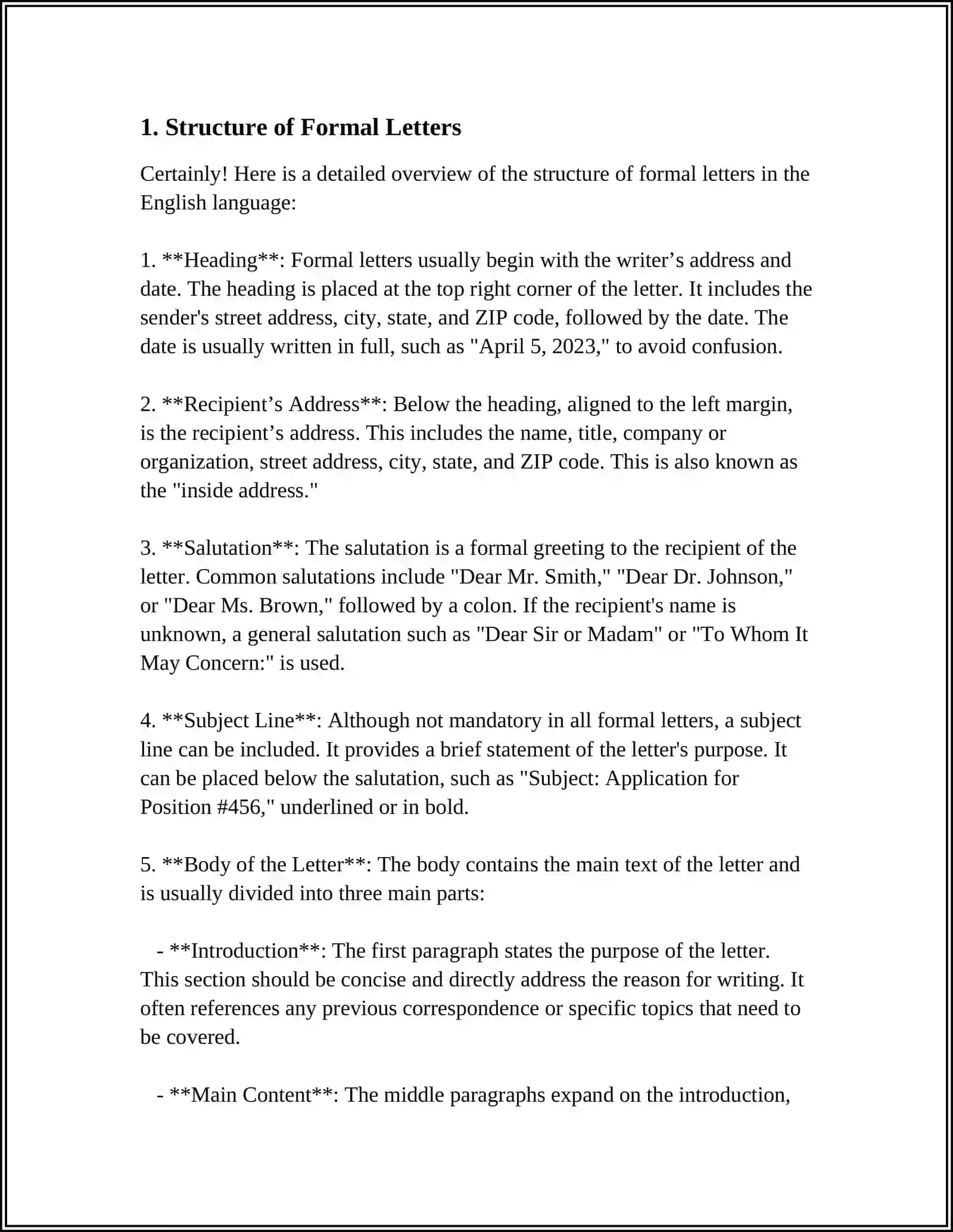 FORMAL AND INFORMAL LETTER 3