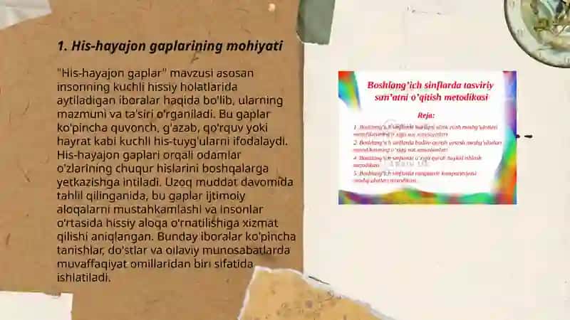 His-hayajon gaplarini boshlang'ich sinflarda o'rgatish 3