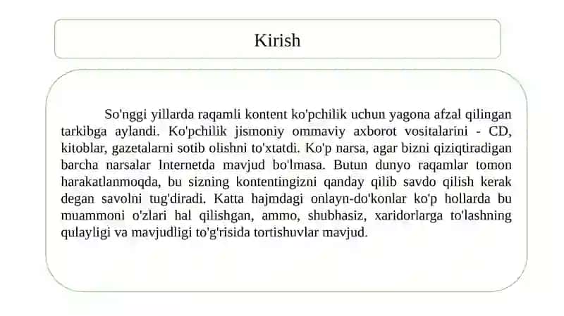 Raqamli kontent yaratish 3