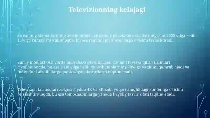 Televideniye sanoati sifatida: Tarix va rivojlanish 3