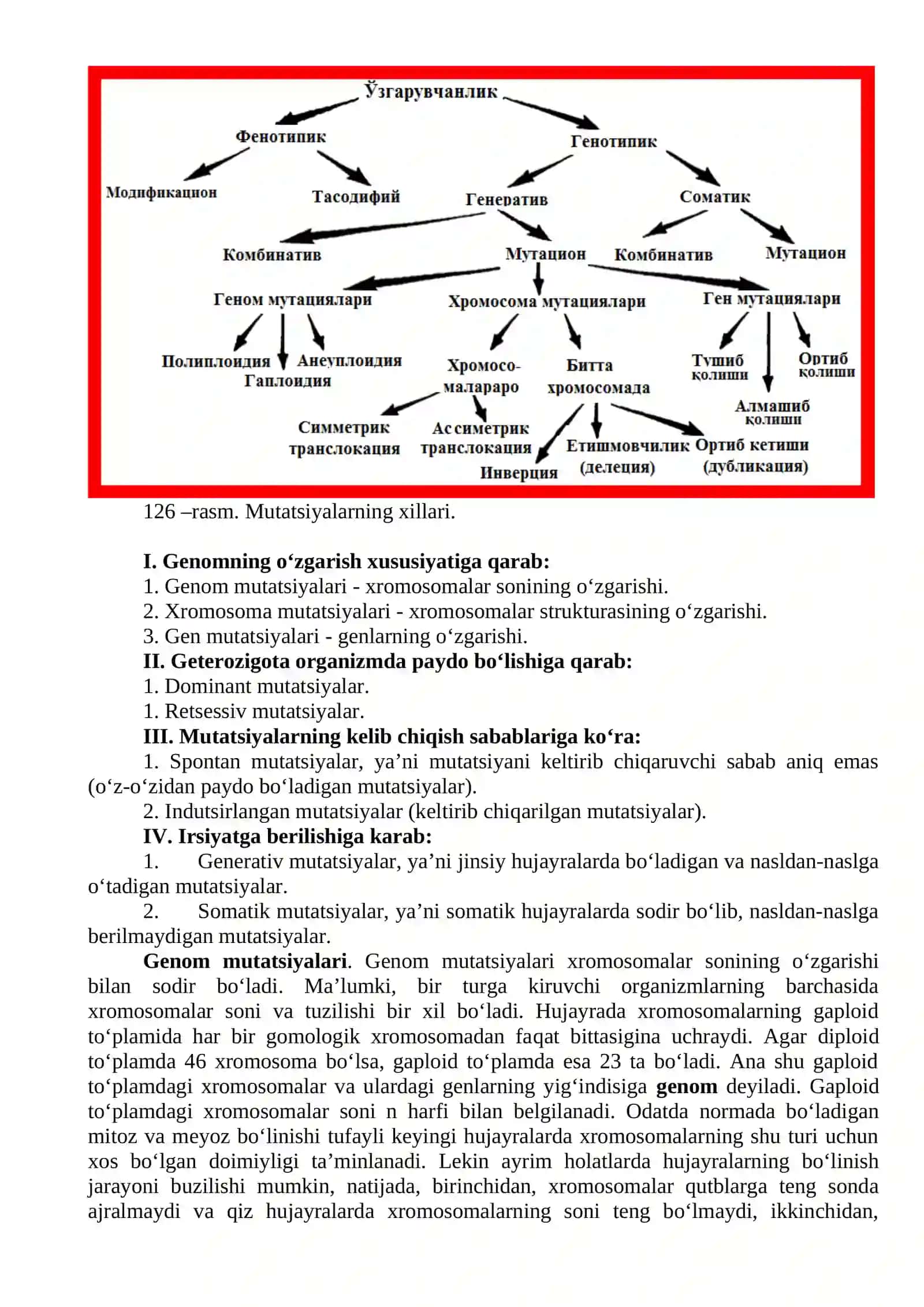O’ZGARUVCHANLIK. ATROF MUHITNING IFLOSLANISHINING GENETIK OQIBATLARI 3