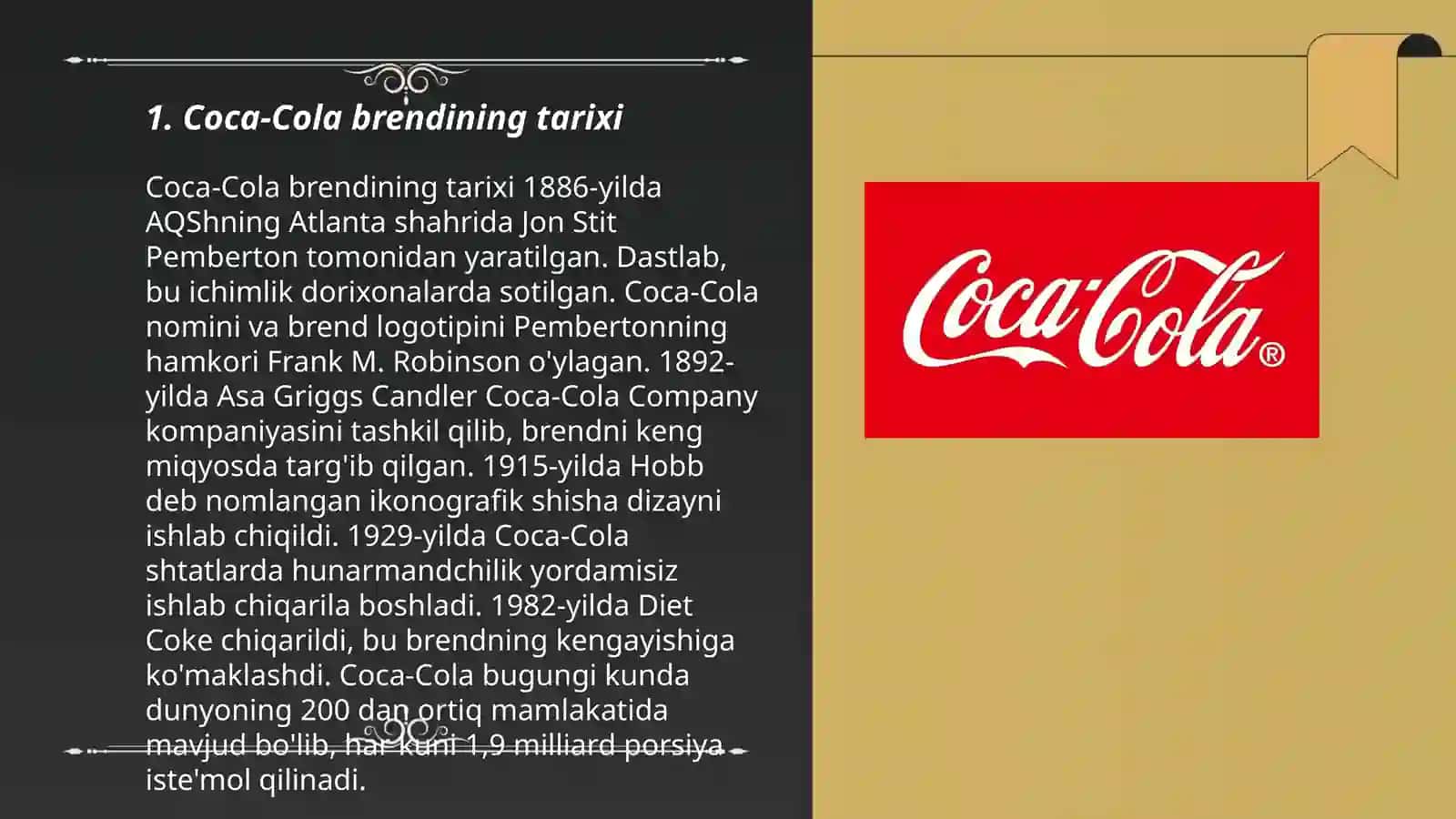 Coca Cola brendi 3