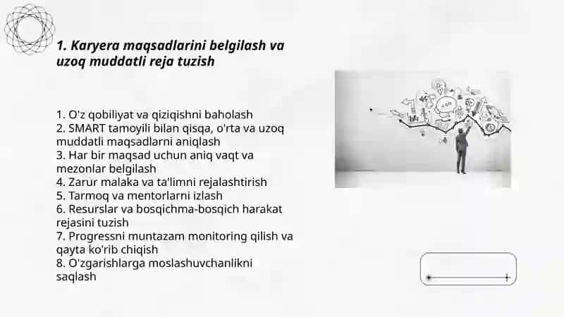 Karyerani rejalashtirish, kelajakni rejalashtirishdir 3