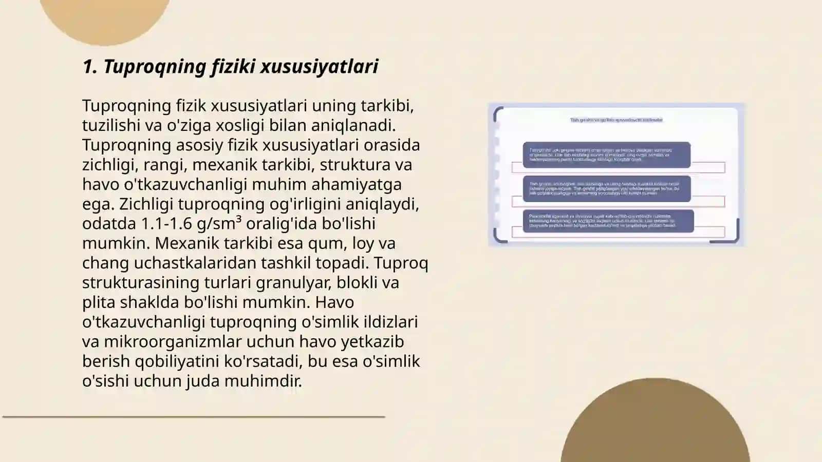 Tuproq Omillarining Tuproq Pastlik Qatlamlari Temperaturasiga Ta'siri 3