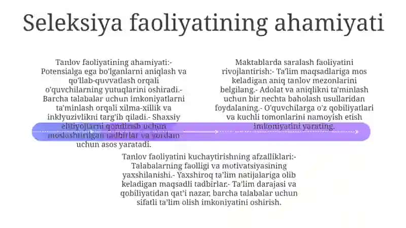 Maktablarda Selektsiya Faoliyatini Rivojlantirish 3