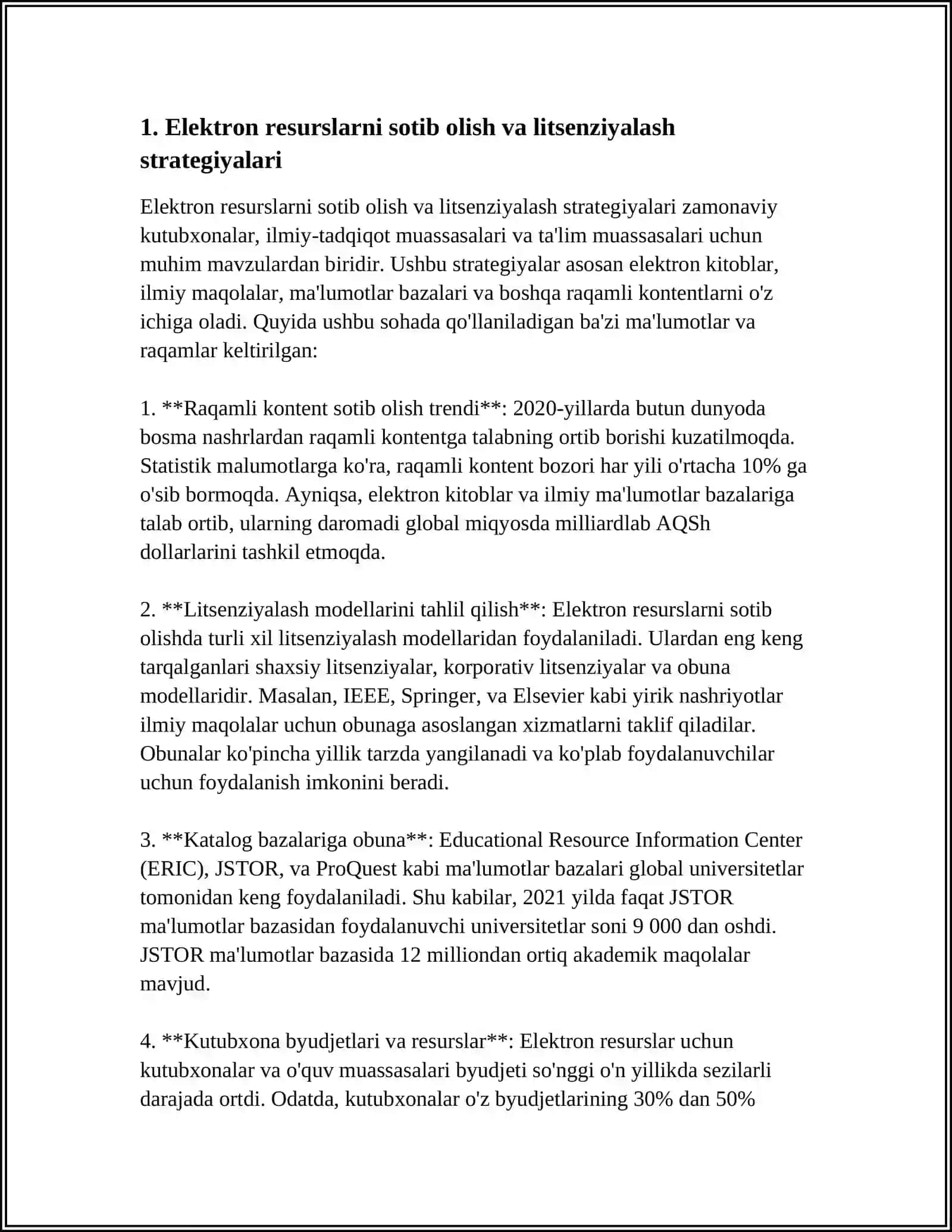 KUTUBXONACHINING MAʼLUMOTLAR BAZALARI VA ONLAYN RESURSLARNI BOSHQARISH 3
