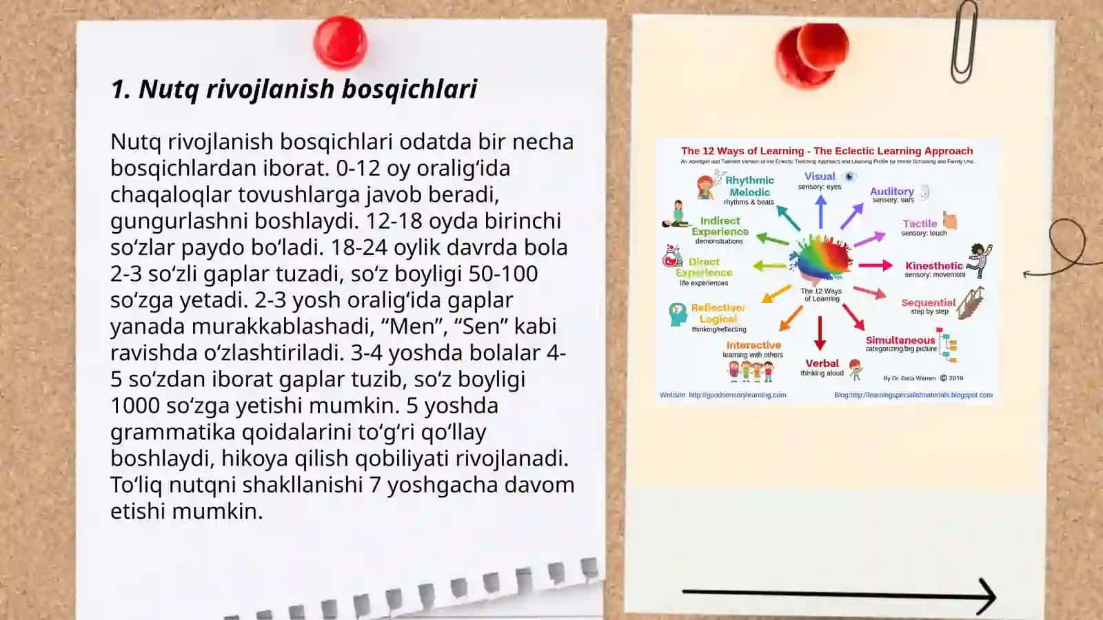 Nutq rivojlanish bosqichlari 3