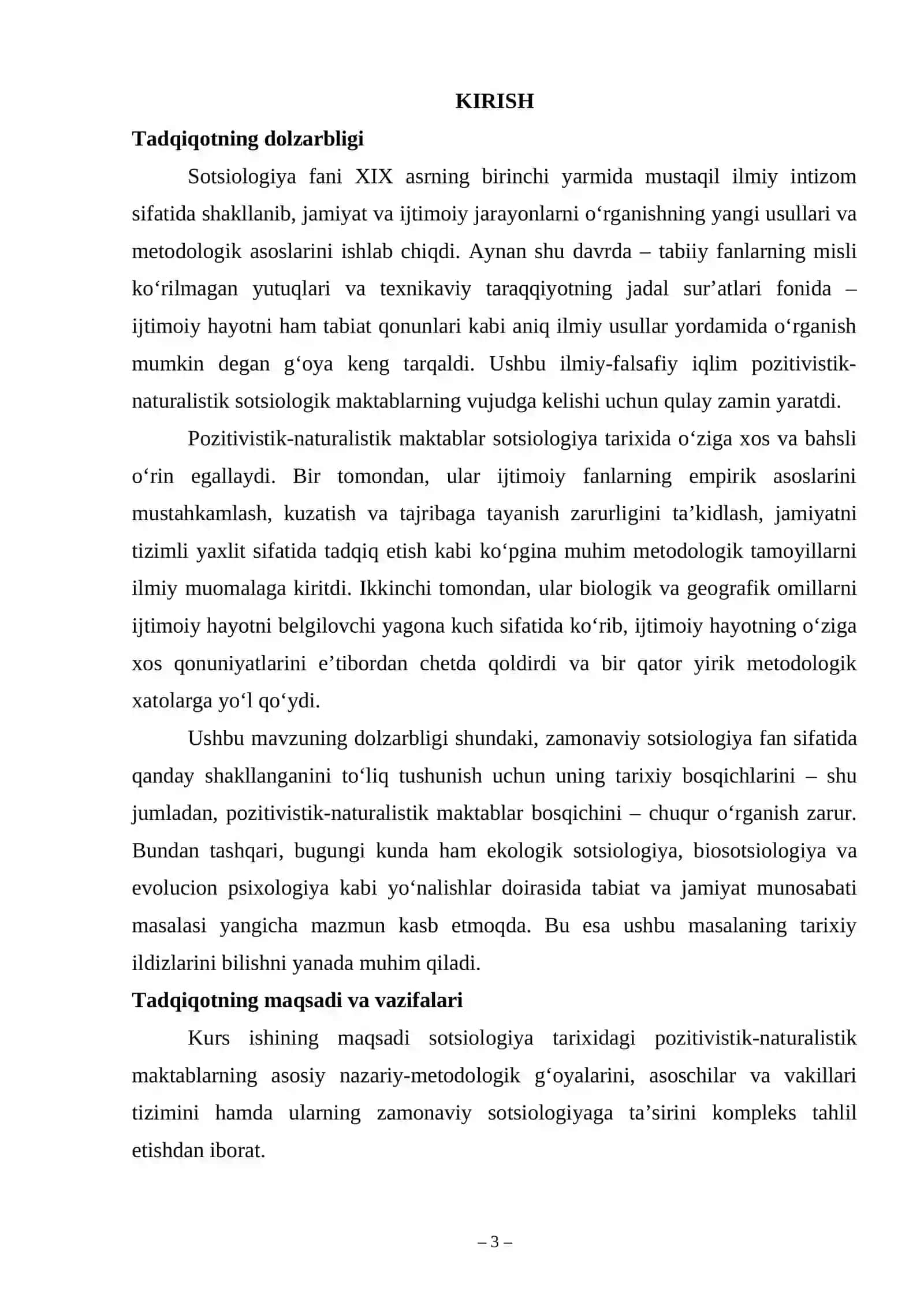 SOTSIOLOGIYA TARIXIDA POZITIVISTIK-NATURALISTIK 3