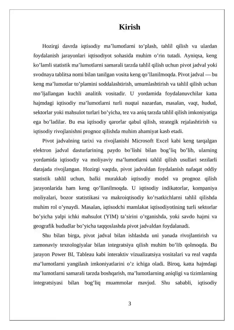 Pivot Table (Svodnaya Tablitsa) 3