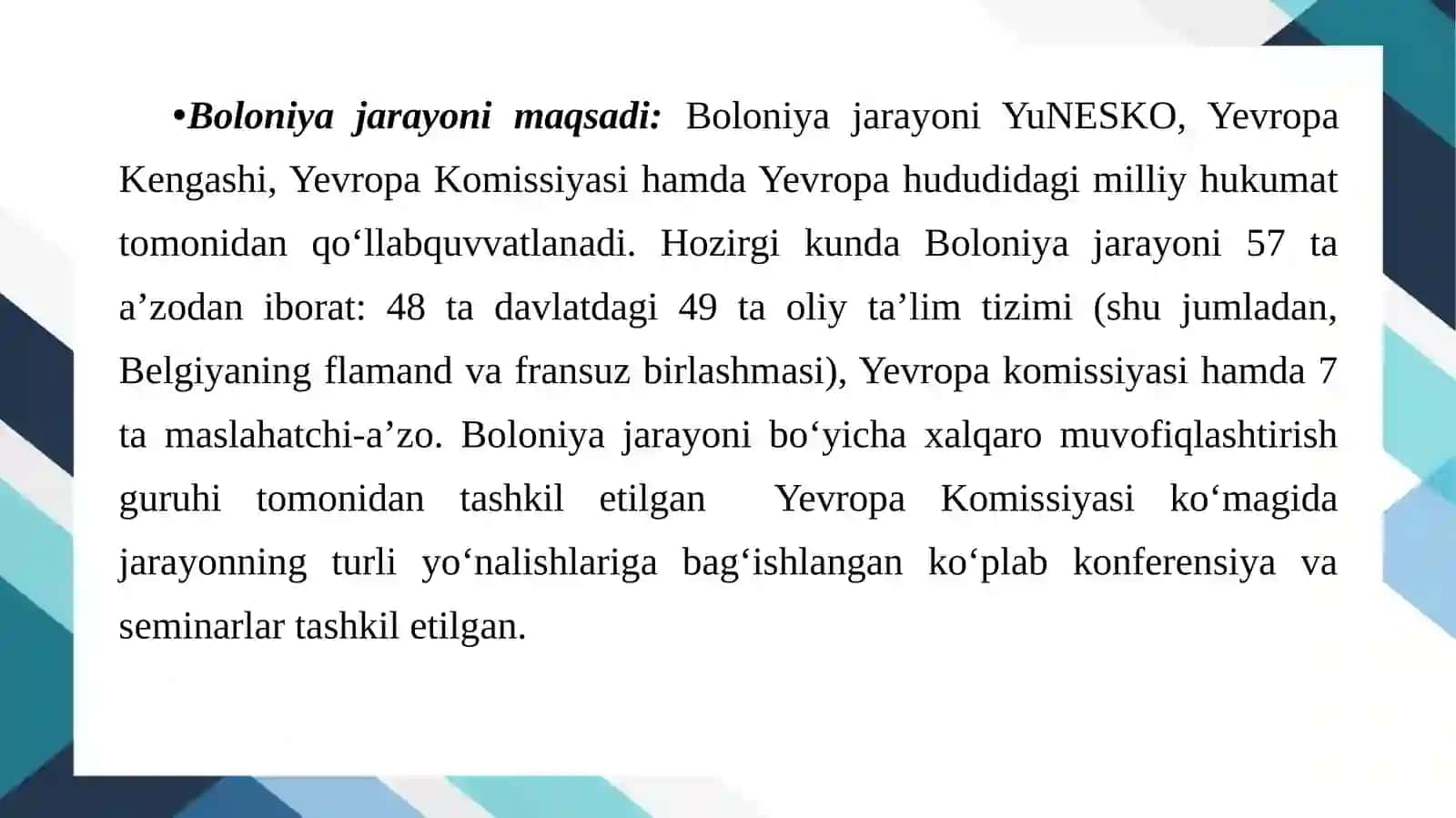 Bolon jarayonlari va uning ta'lim modernizatsiyalashdagi ro’li. 3