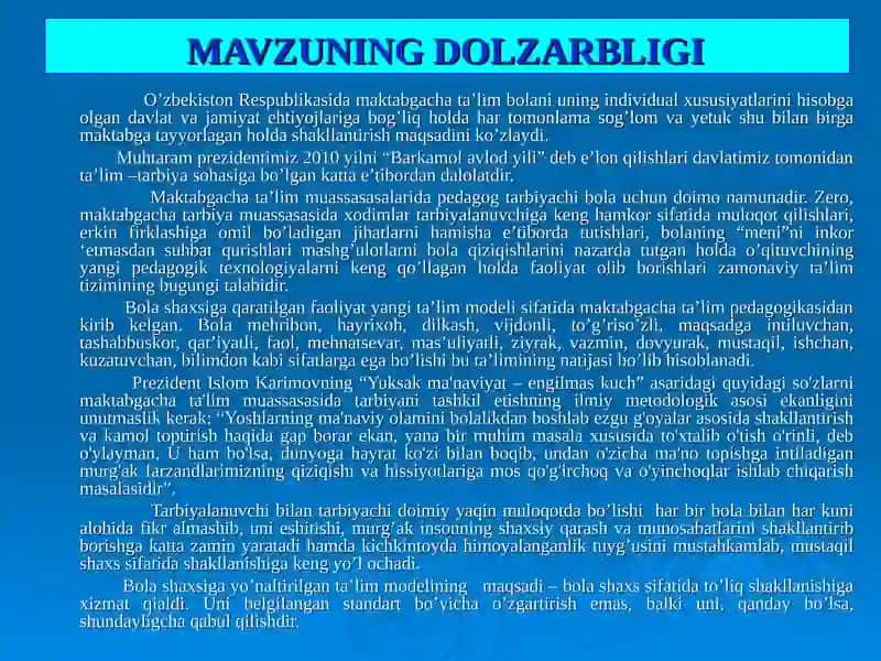 TA’LIM TARBIYADA DIDAKTIK O’YINLARDAN FOYDALANISH TEXNOLOGIYALARI 3