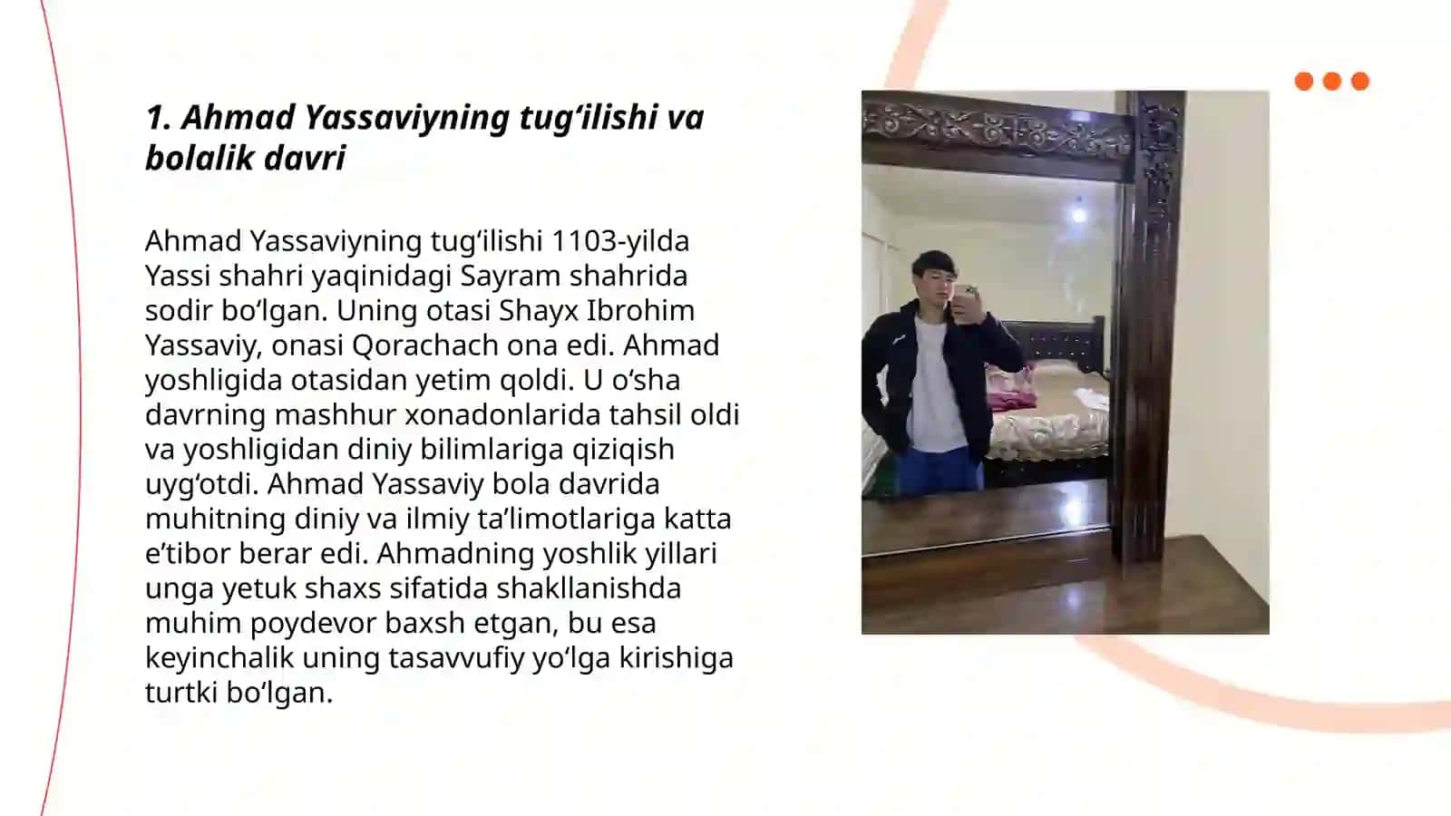 Ahmad Yassaviyning hayoti 3