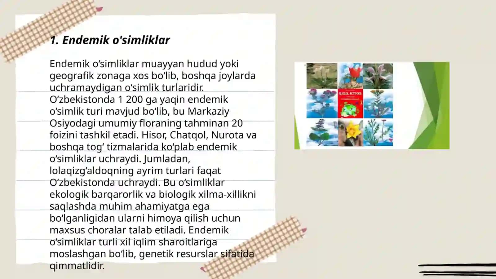 O'zbekiston respublikasi qizil kitobiga kiritilgan o'simliklar 3