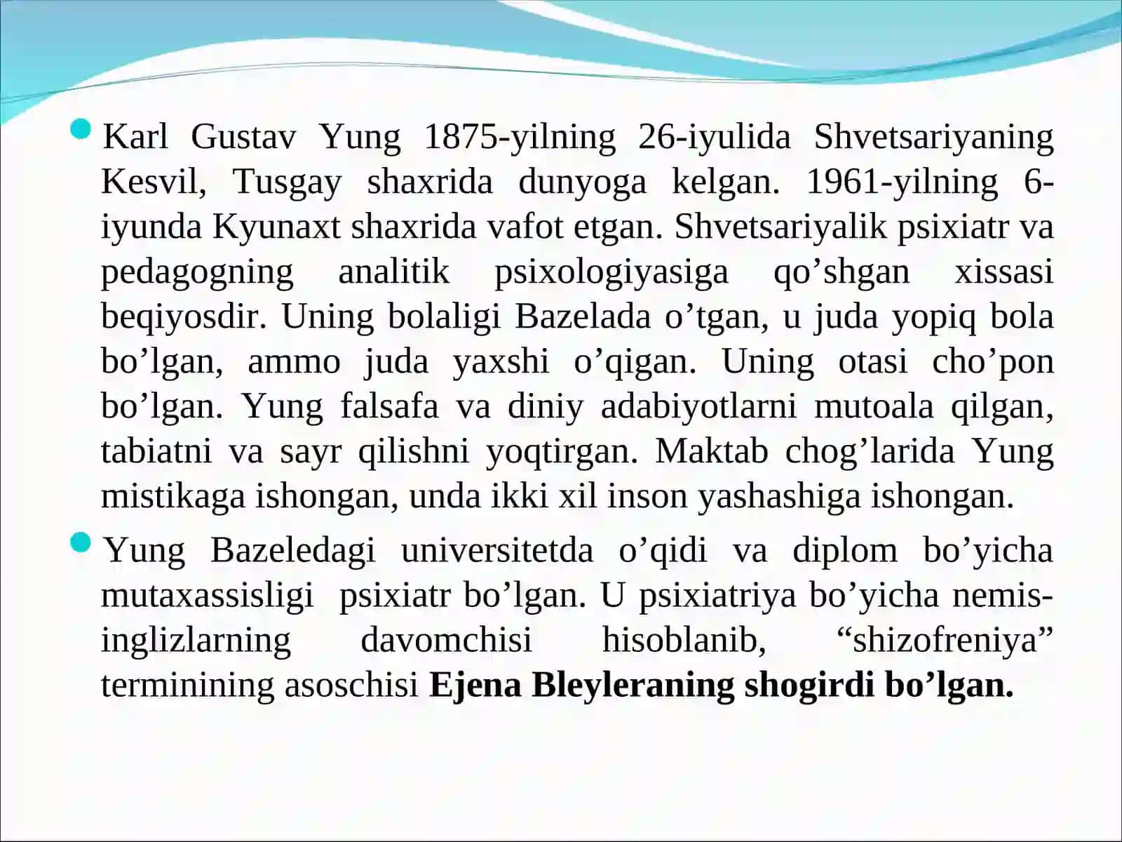 K.YUNGNING ANALITIK PSIXOLLOGIYASI 3
