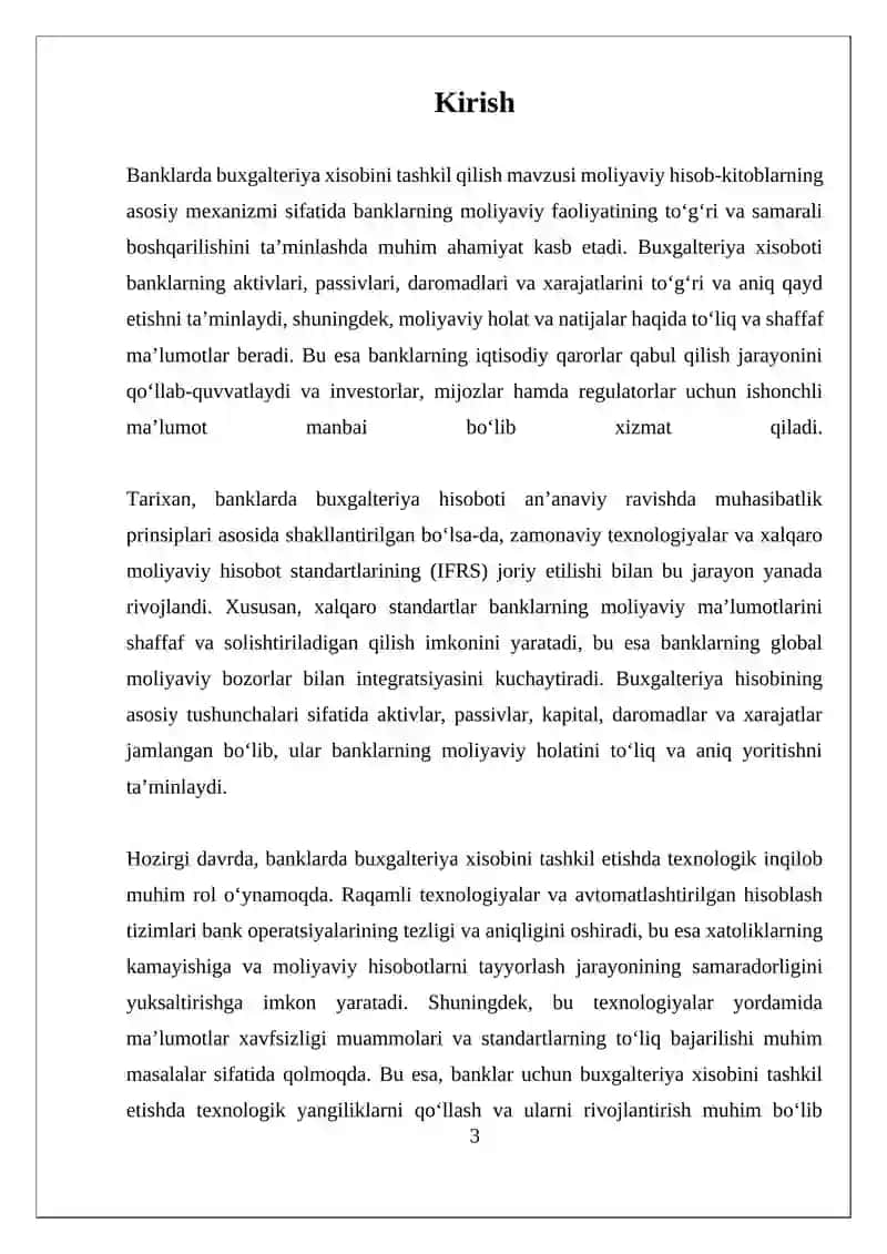 Banklarda Buxgalteriya Xisobini Tashkil Qilish 3