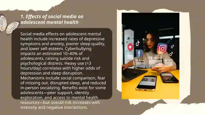 Effects of Social Media on Adolescent Mental Health 3
