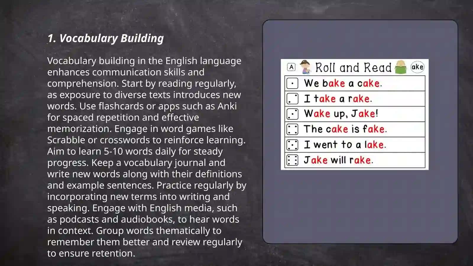 Vocabulary Building Activities for Improving Reading Skills 3