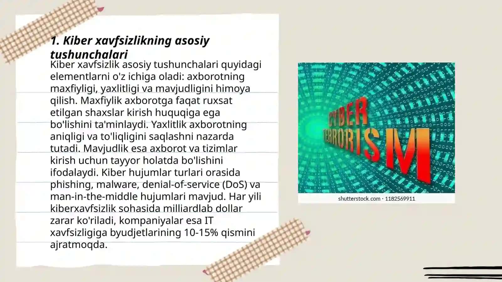Kiber xavfsizlikning asosiy tushunchalari 3