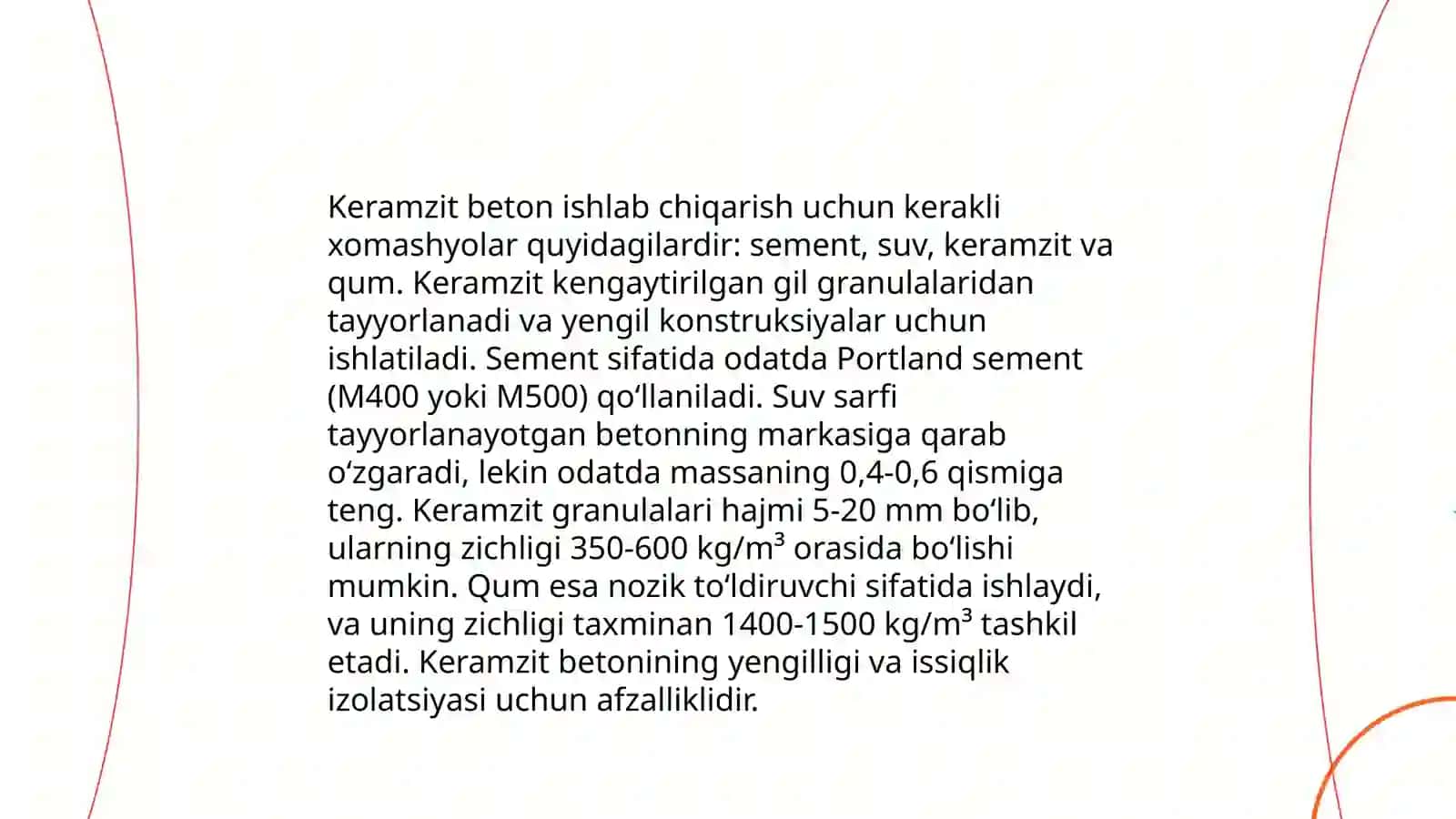 Keramzit beton buyumlari ishlab chiqarish texnologiyasi 3