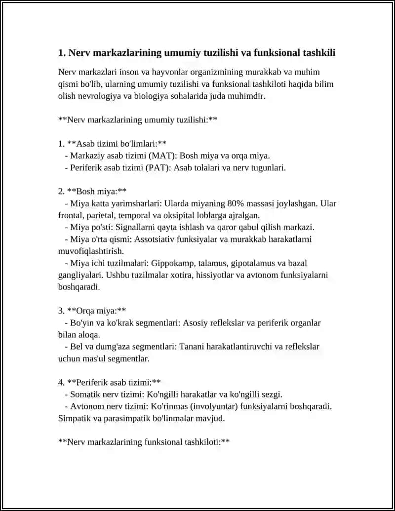 NERV MARKAZLARINING FIZIOLOGIK XUSUSIYATLARI 3