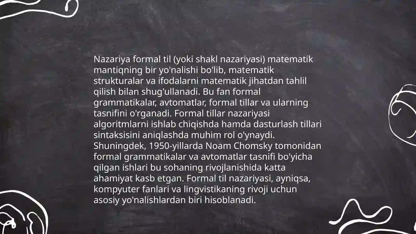 Formal til nazariyasi 3