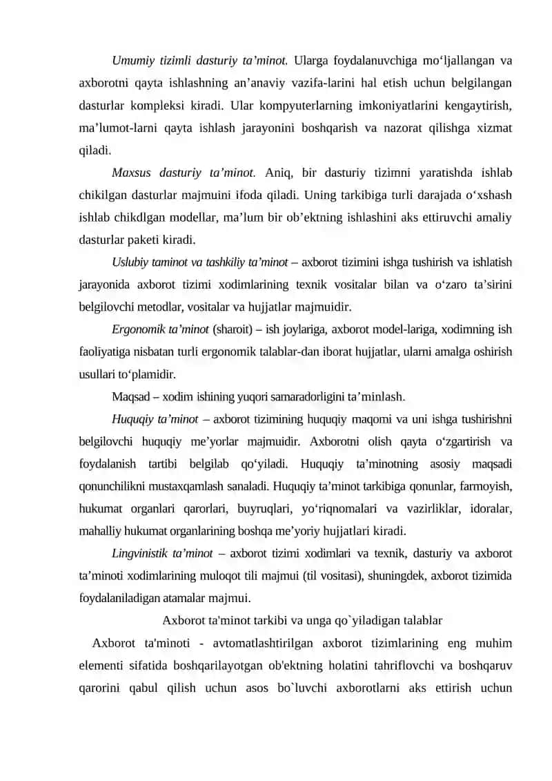 AXBOROT TIZIMLARI VA ULARNING BOSHQARUVDAGI RO‘LI 3