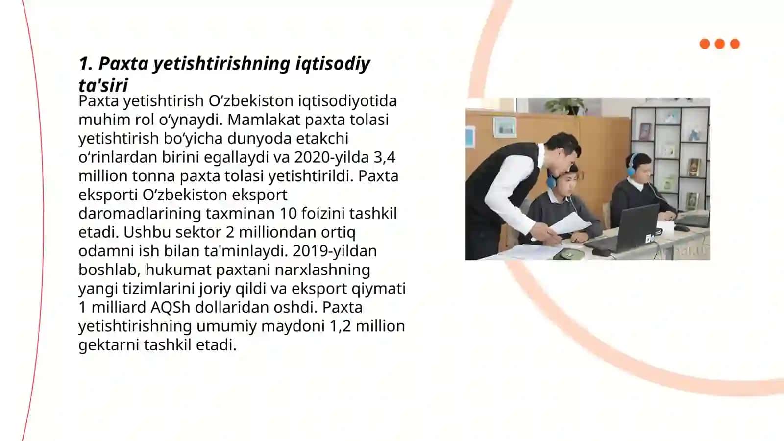 Oʻzbekistonda paxta ishi va uning oqibatlari 3