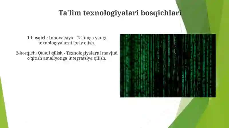 Seminar ta'lim texnologiyasining tarkibi va bosqichlari 3