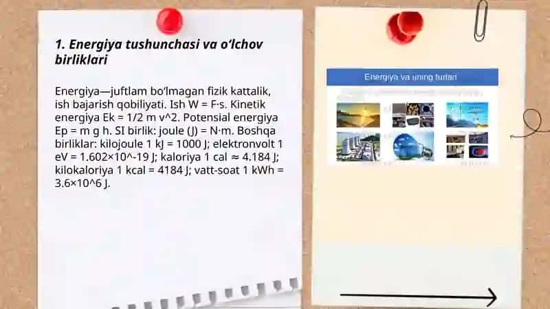 Energiya va uning turlari 3