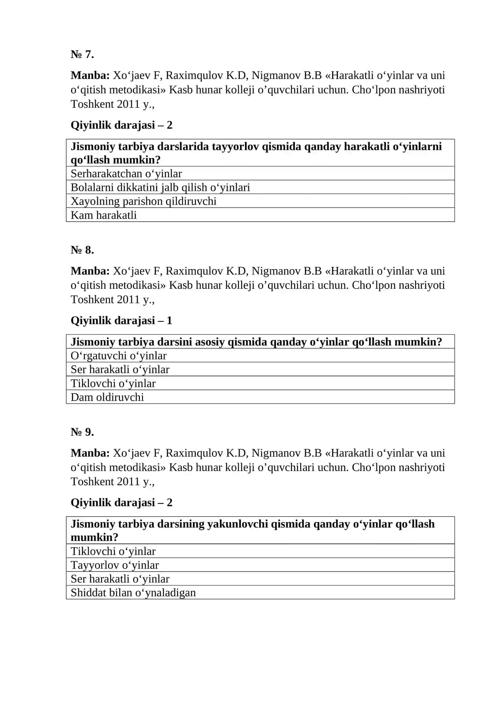 Harakatli o‘yinlar va uni o‘qitish metodikasi 3