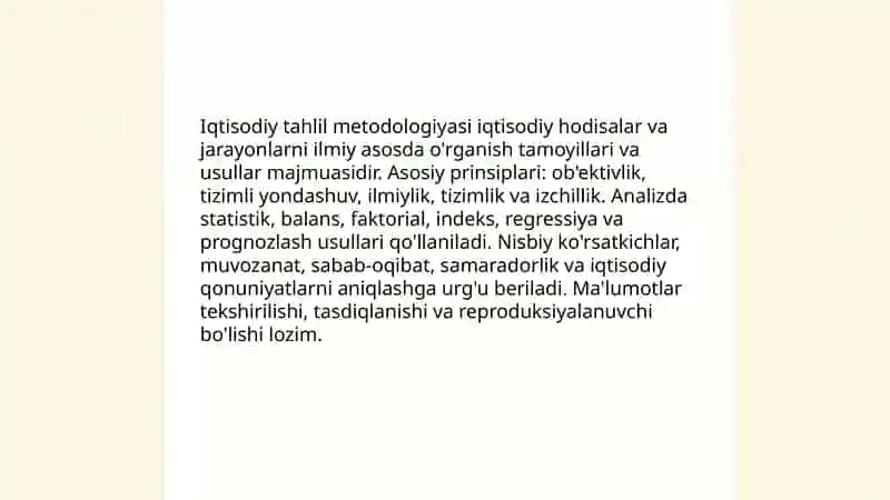 Iqtisodiy tahlilning metodi va usullari 3
