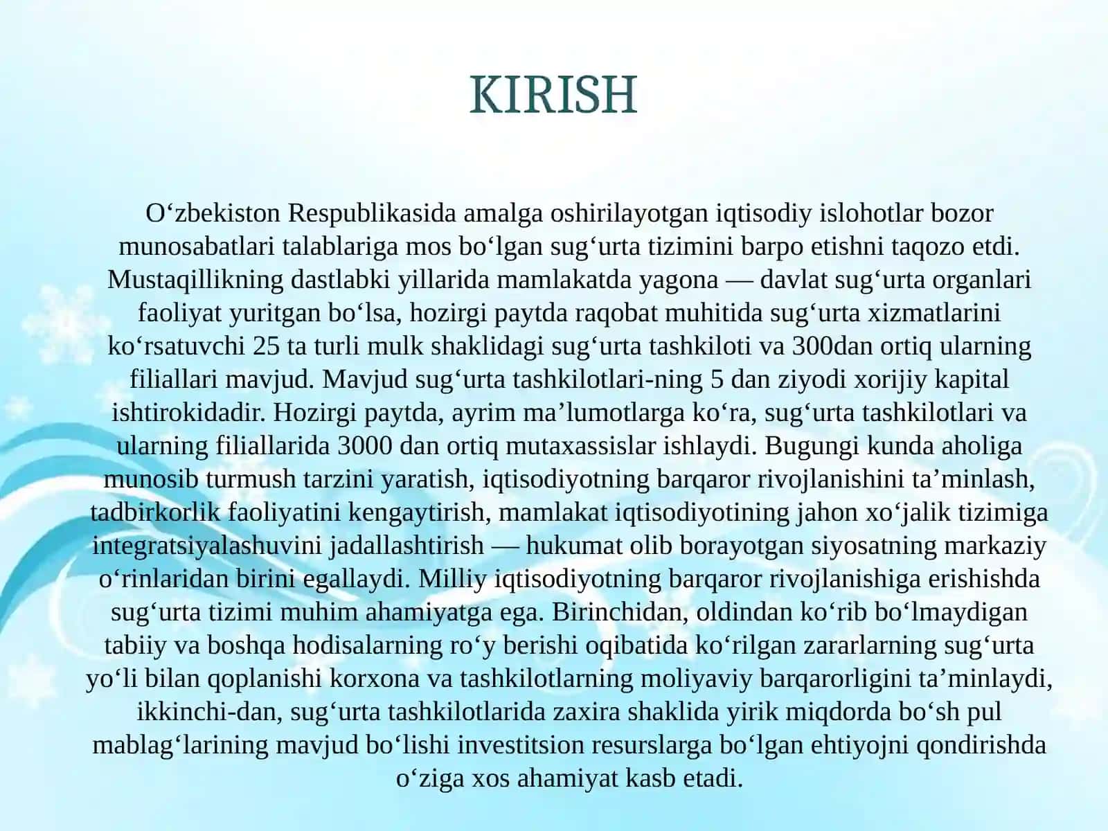 Xalqaro kreditlarni sug’urtalash 3