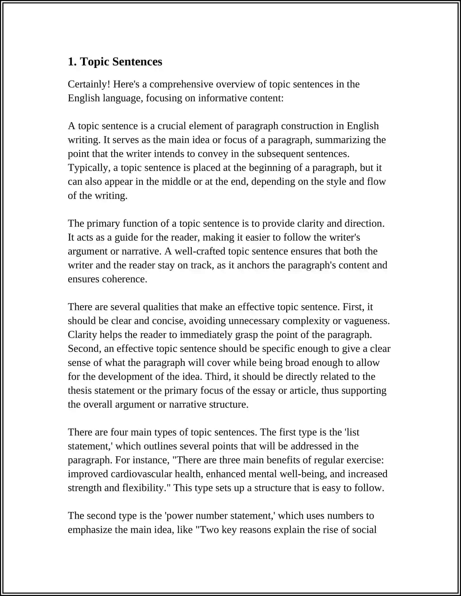 WRITING WELL-DEVELOPED PARAGRAPHS WITH SUPPORTING DETAILS 3