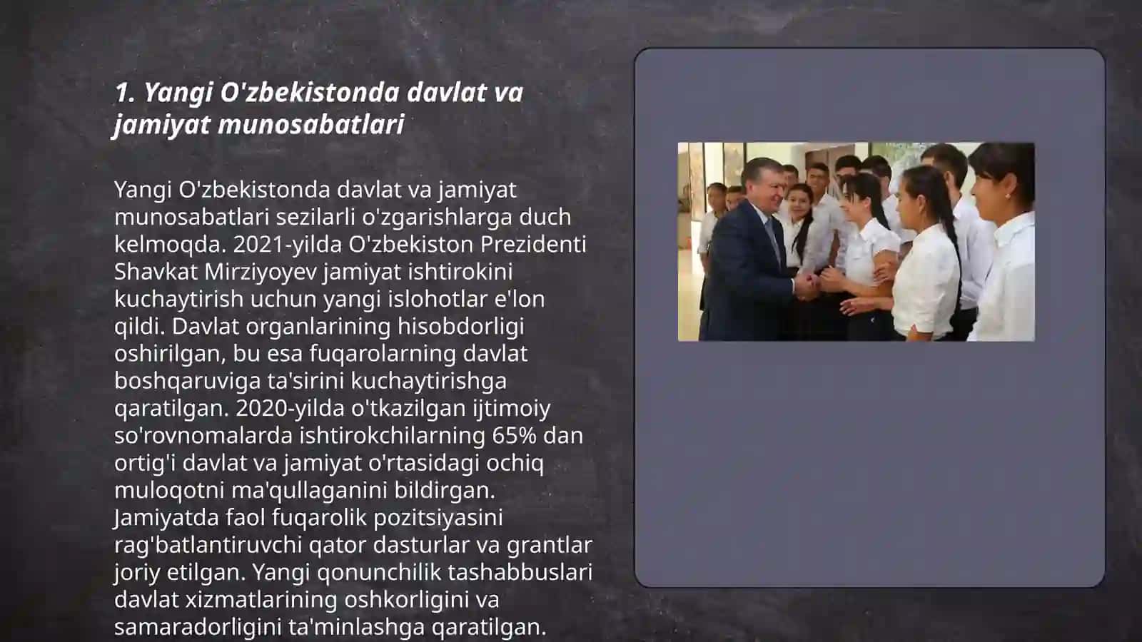 Yangi O'zbekistonda xalqehil va insonparvar davlat qurishning ijtimoiy-siyosiy ahamiyati 3