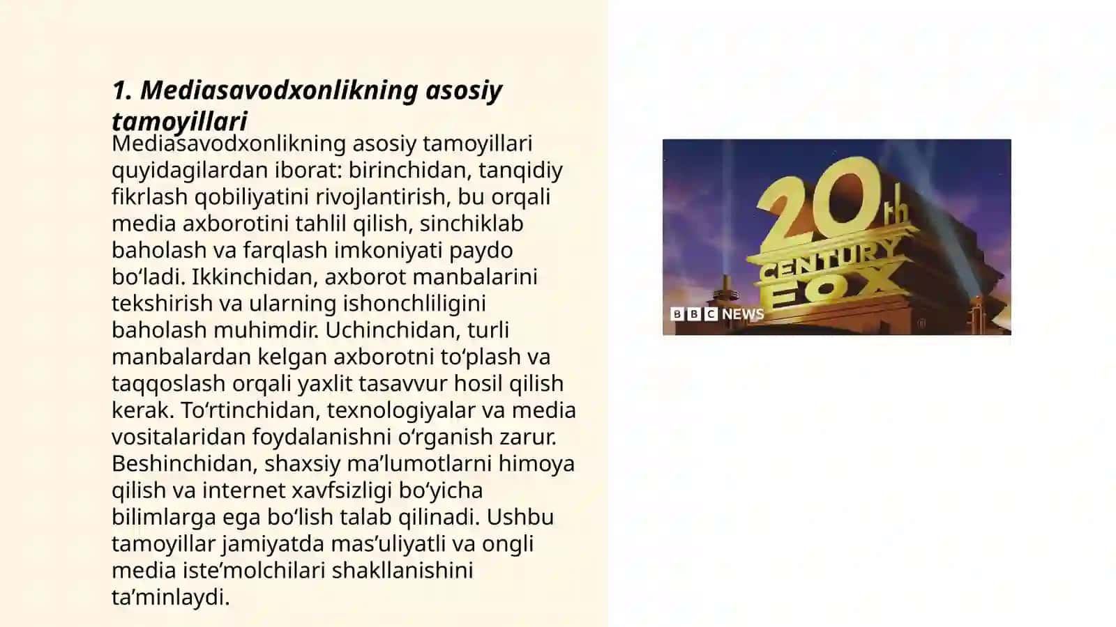Mediasavodxonlik va axborot madaniyati 3