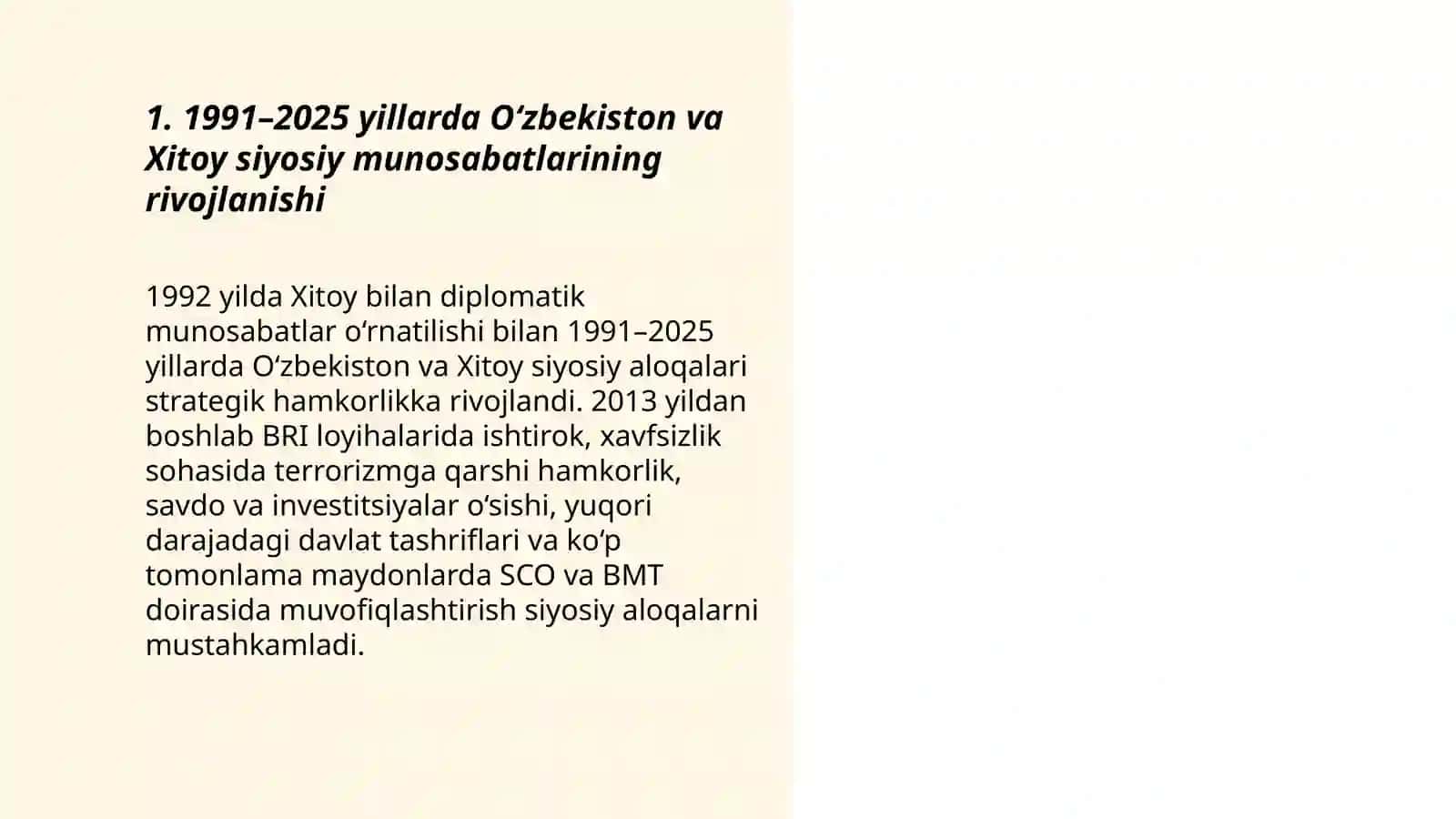 1991-2025yillada ozbekiston va xitoy taraqqiyoti 3