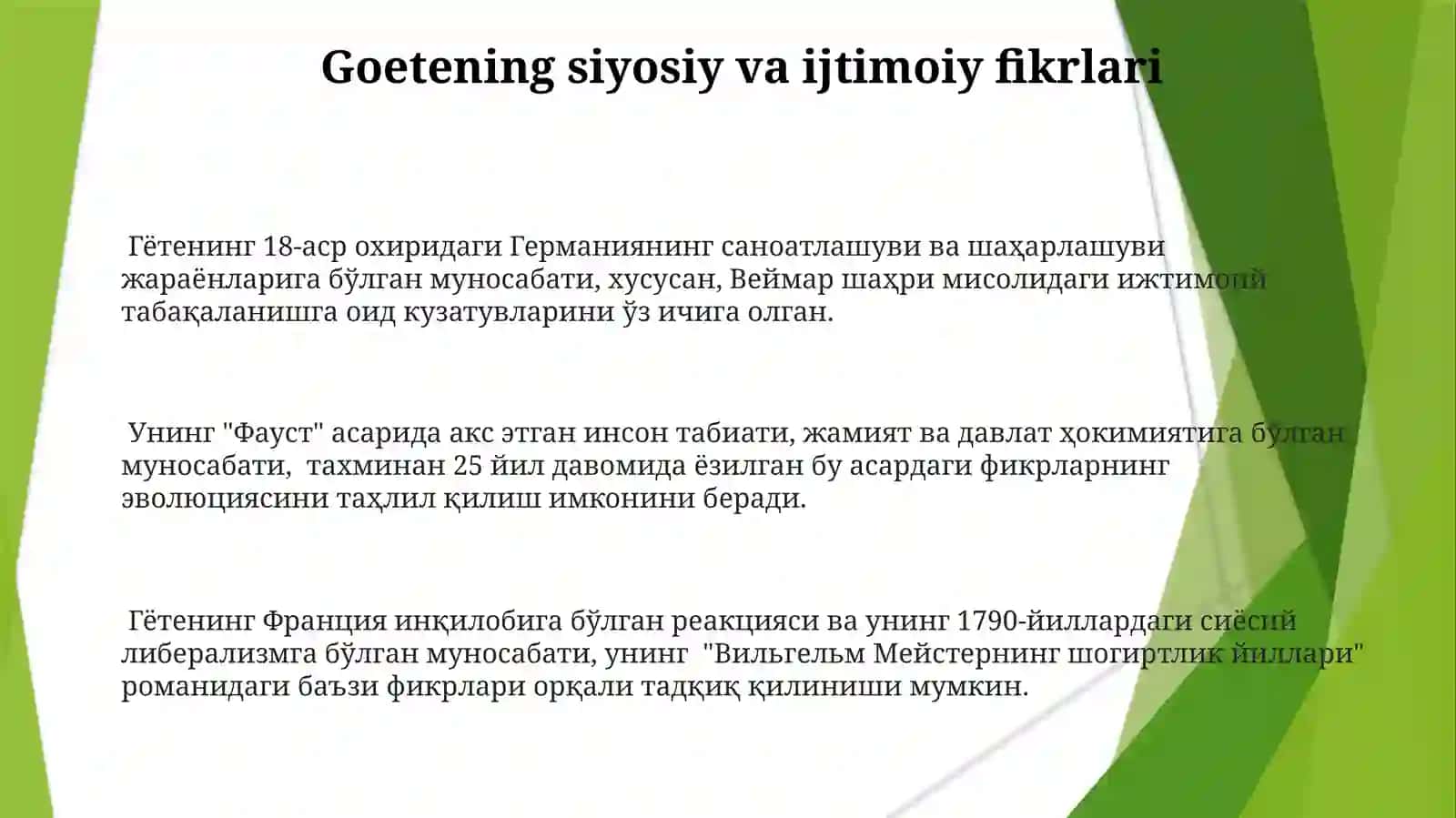 Iogan Volfgang Gyotening tadqiqotlari 3