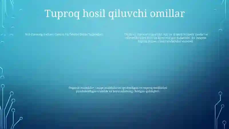 Órmon Va Órmon Dasht Tuproqlari 3