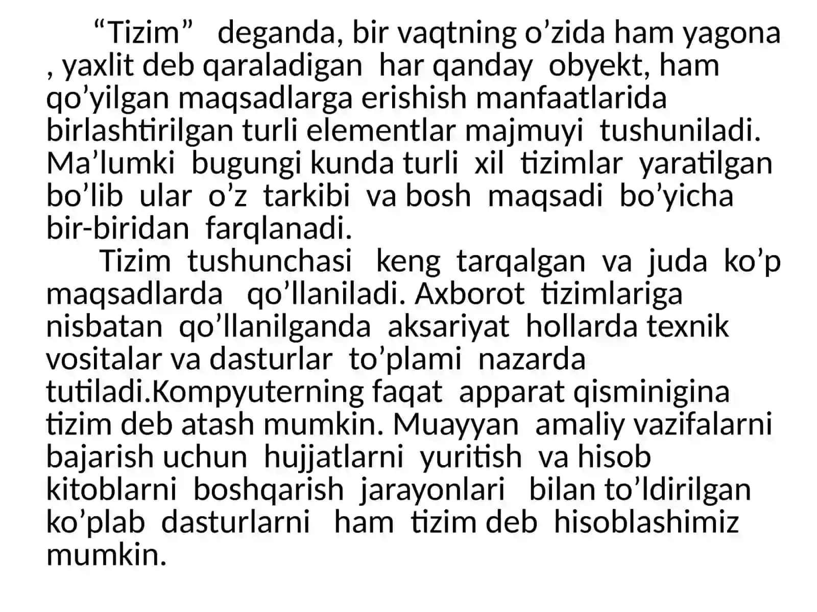 AMALIY AXBOROT TIZIMLARI HAQIDA UMUMIY MA’LUMOTLAR 3