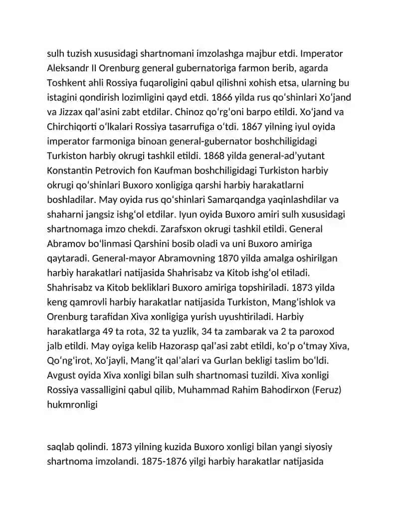 Markaziy Osiyoning Rossiya tomonidan zabt etilishi 3