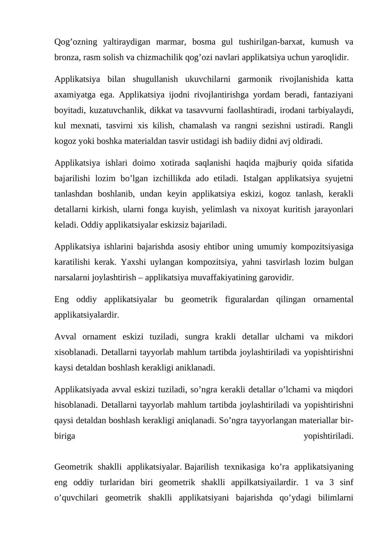 Applikatsiya Tayyorlash 3